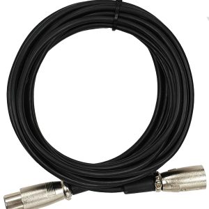 3 pin male to female XLR DMX cable